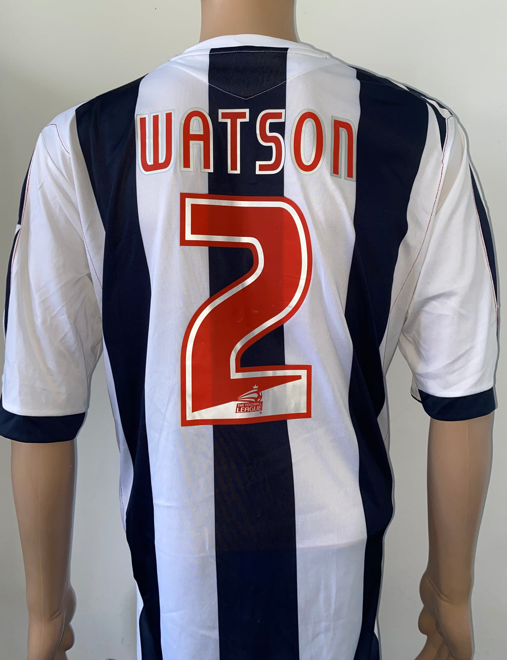 2006/07 WEST BROM MATCH ISSUE HOME SHIRT (WATSON #2)