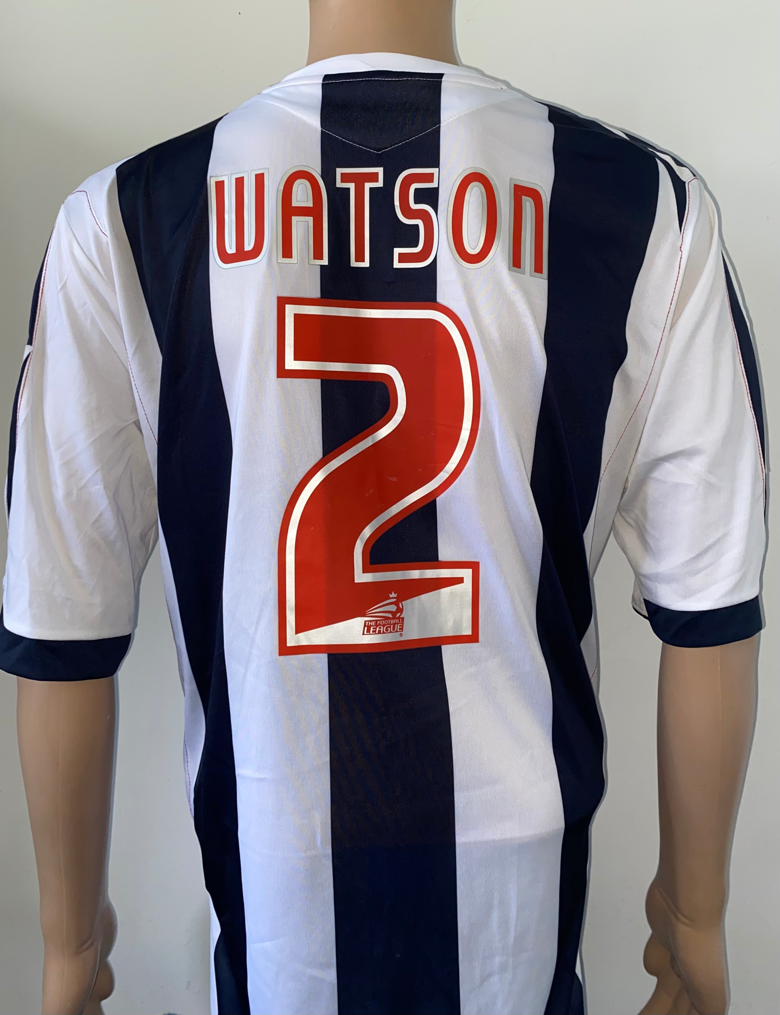 2006/07 WEST BROM MATCH ISSUE HOME SHIRT (WATSON #2)