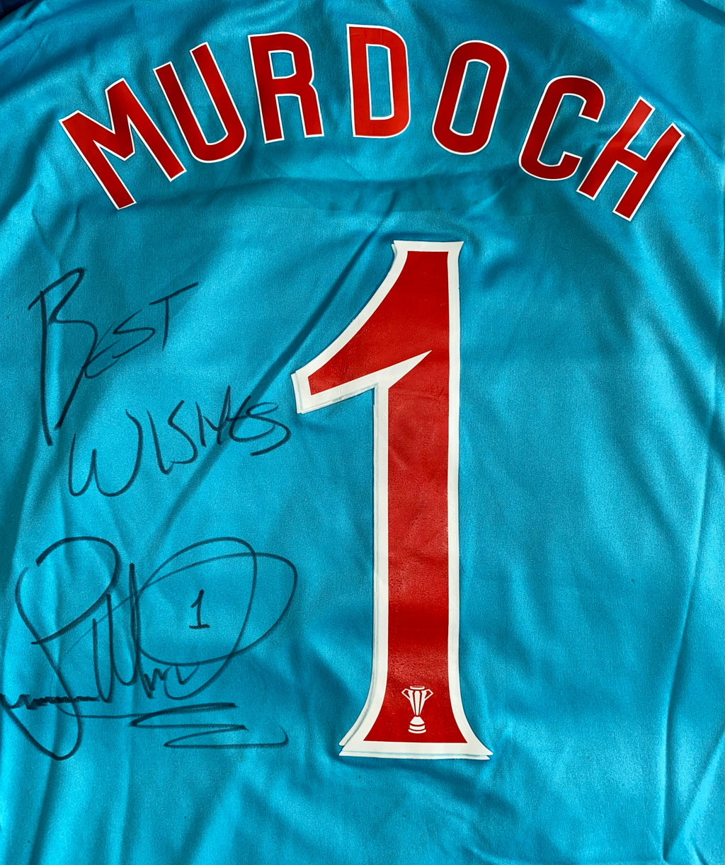 2012/13 DUNFERMLINE ATHLETIC MATCH WORN GOALKEEPERS SHIRT (MURDOCH #1)