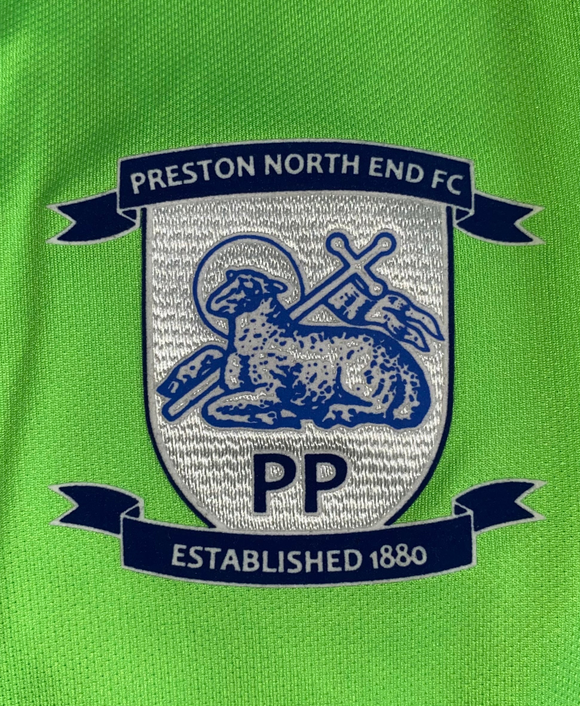 2018/19 PRESTON NORTH END MATCH ISSUE HOME GOALKEEPERS SHIRT (HUDSON #28 V BRISTOL CITY)
