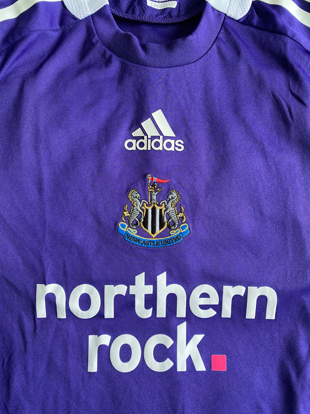 2008/09 NEWCASTLE UNITED ADIDAS MATCH WORN AWAY SHIRT (LUALUA #38)