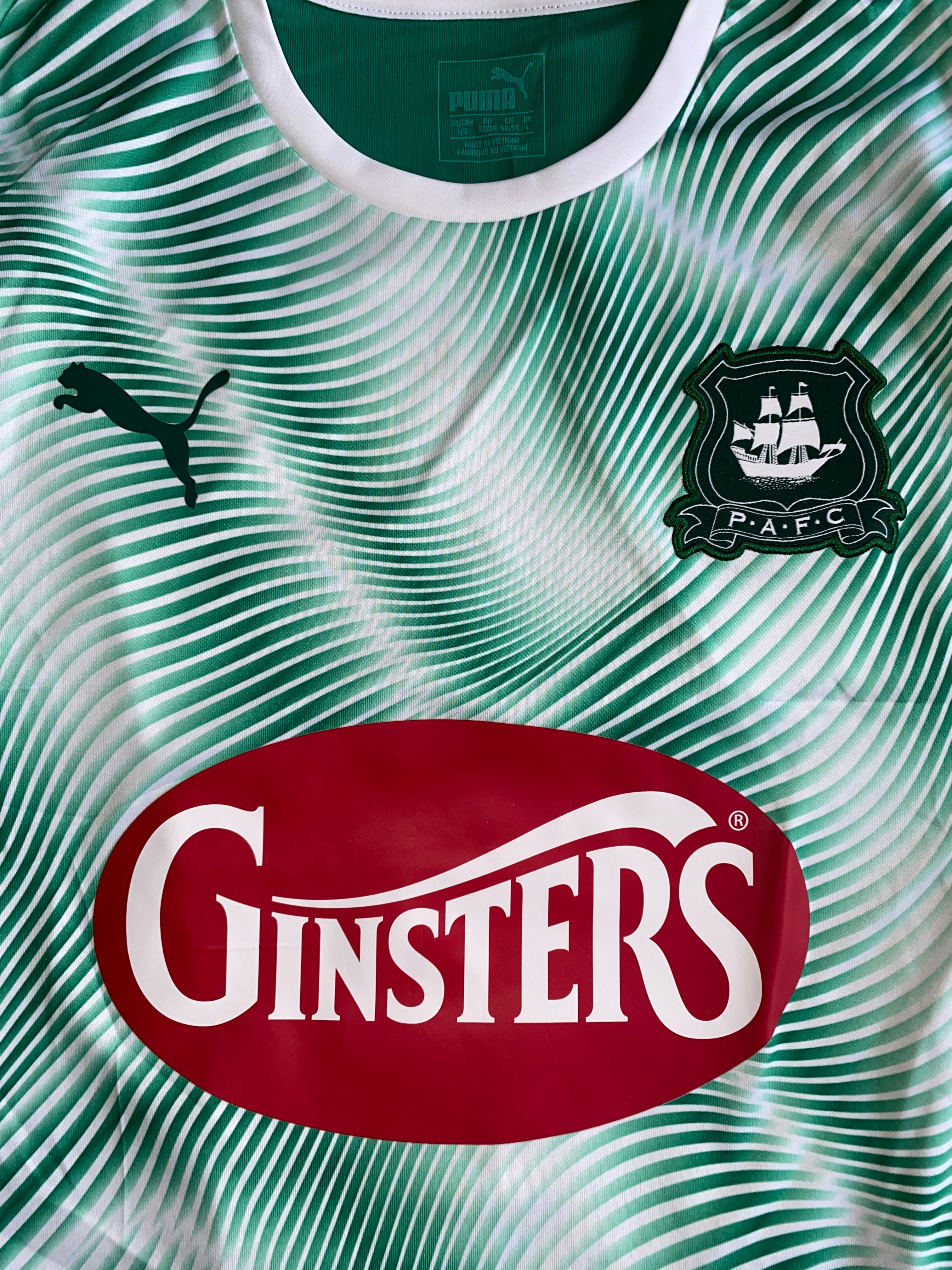 2019/20 PLYMOUTH ARGYLE MATCH ISSUE AWAY SHIRT (SMITH BROWN #23)