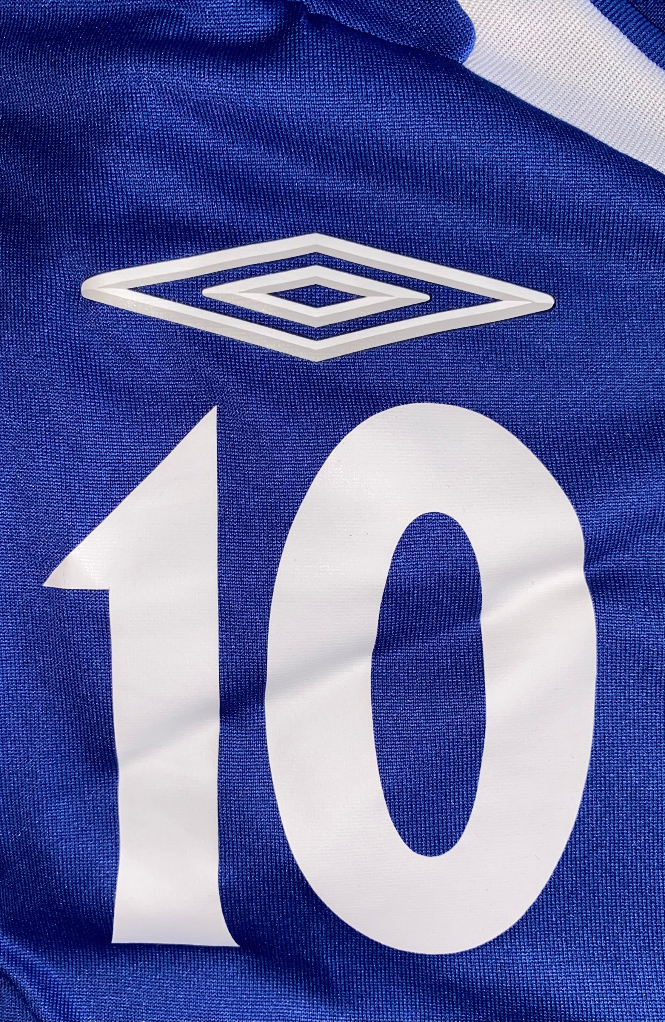 2006-08 NORTHERN IRELAND UMBRO U-21 MATCH ISSUE HOME SHIRT #10