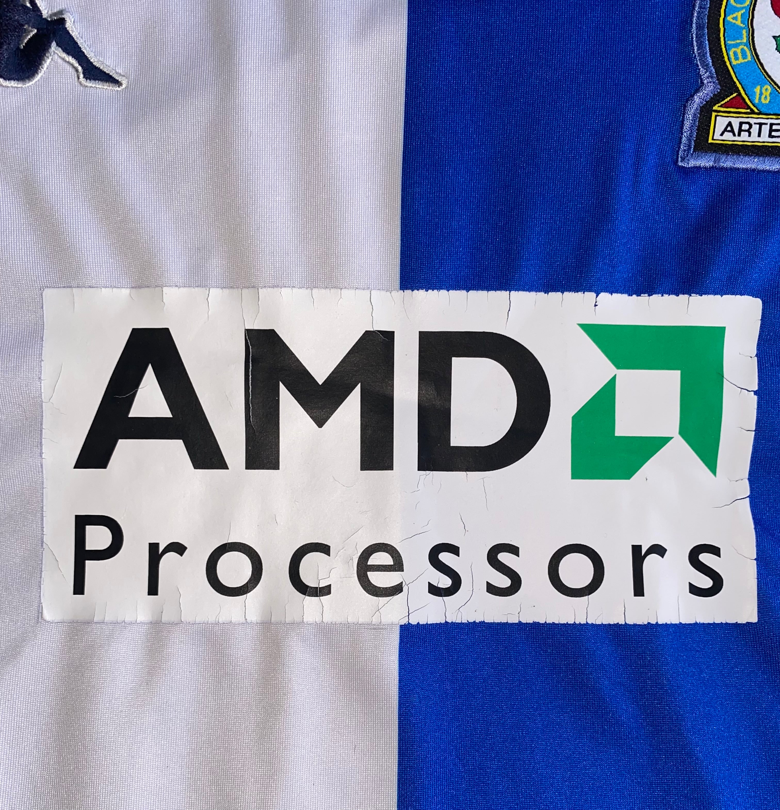 2002/03 BLACKBURN ROVERS MATCH WORN HOME SHIRT (DUNN #8)