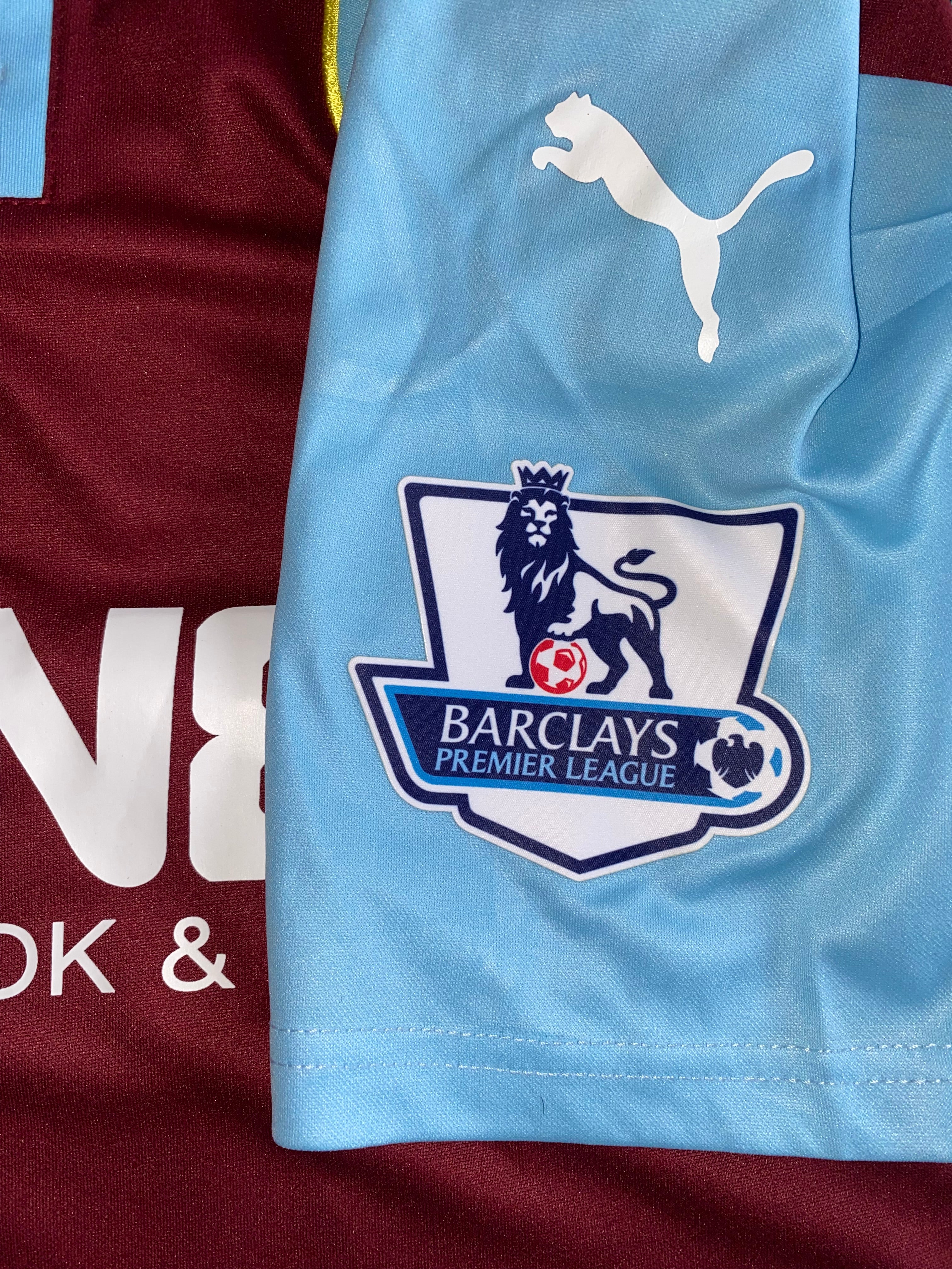2014/15 BURNLEY MATCH WORN HOME SHIRT (JUTKIEWICZ #19)