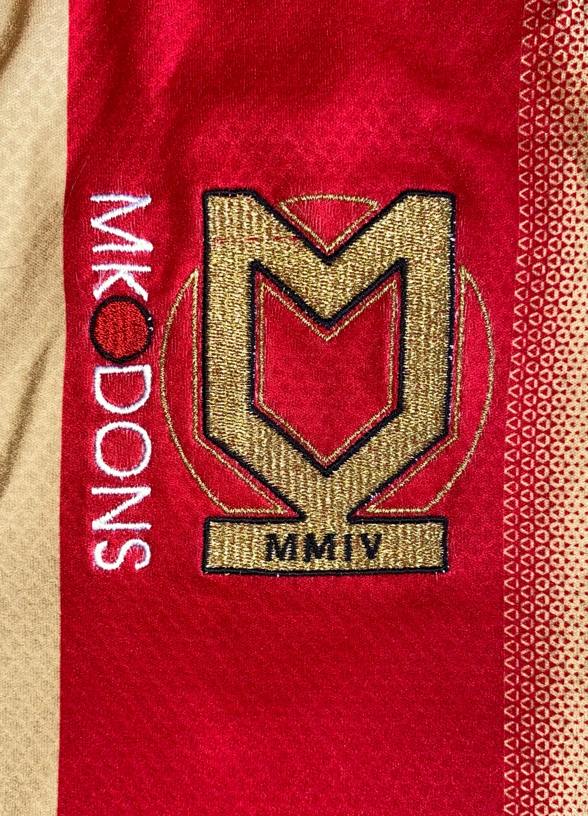 2018/19 MILTON KEYNES DONS MATCH WORN AWAY SHIRT (AGARD #14)