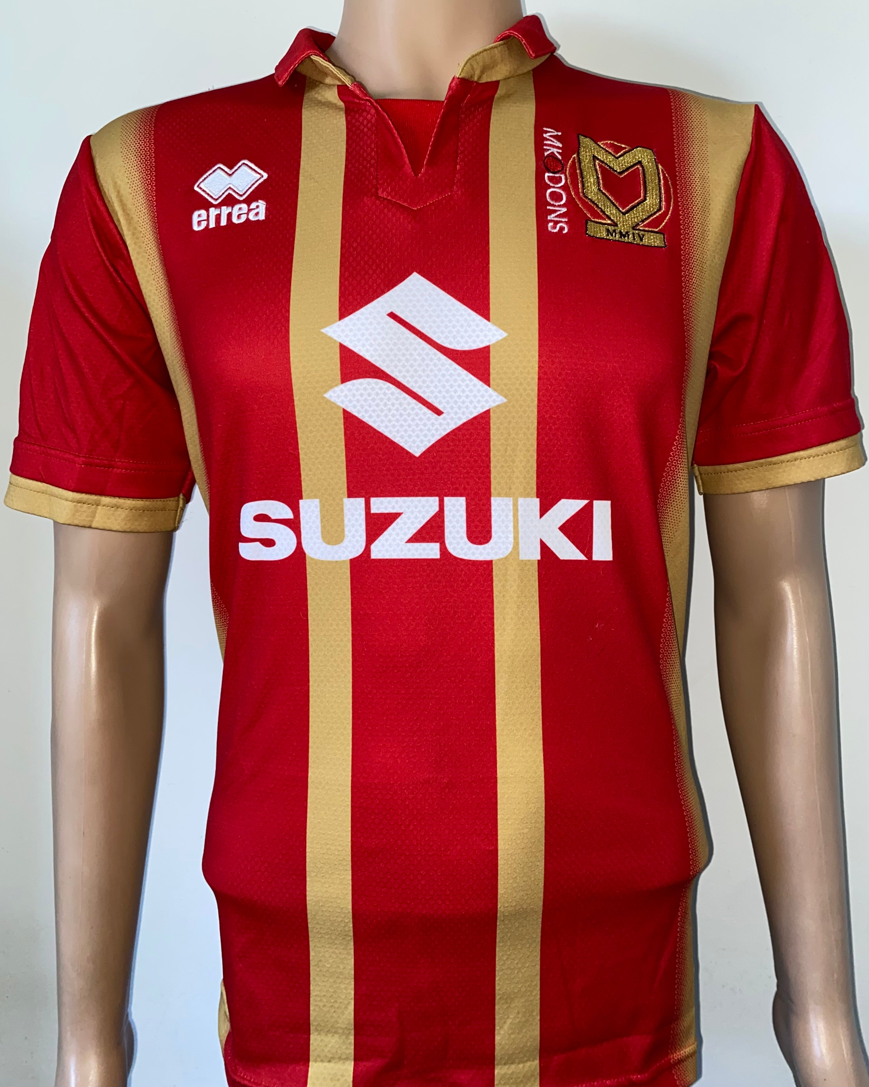 2018/19 MILTON KEYNES DONS MATCH WORN AWAY SHIRT (AGARD #14)