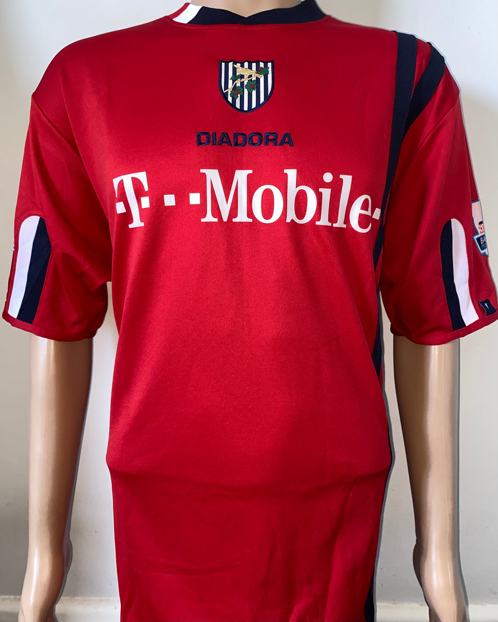 2004/05 MATCH WORN WEST BROMWICH ALBION AWAY SHIRT (CAMPBELL #21)