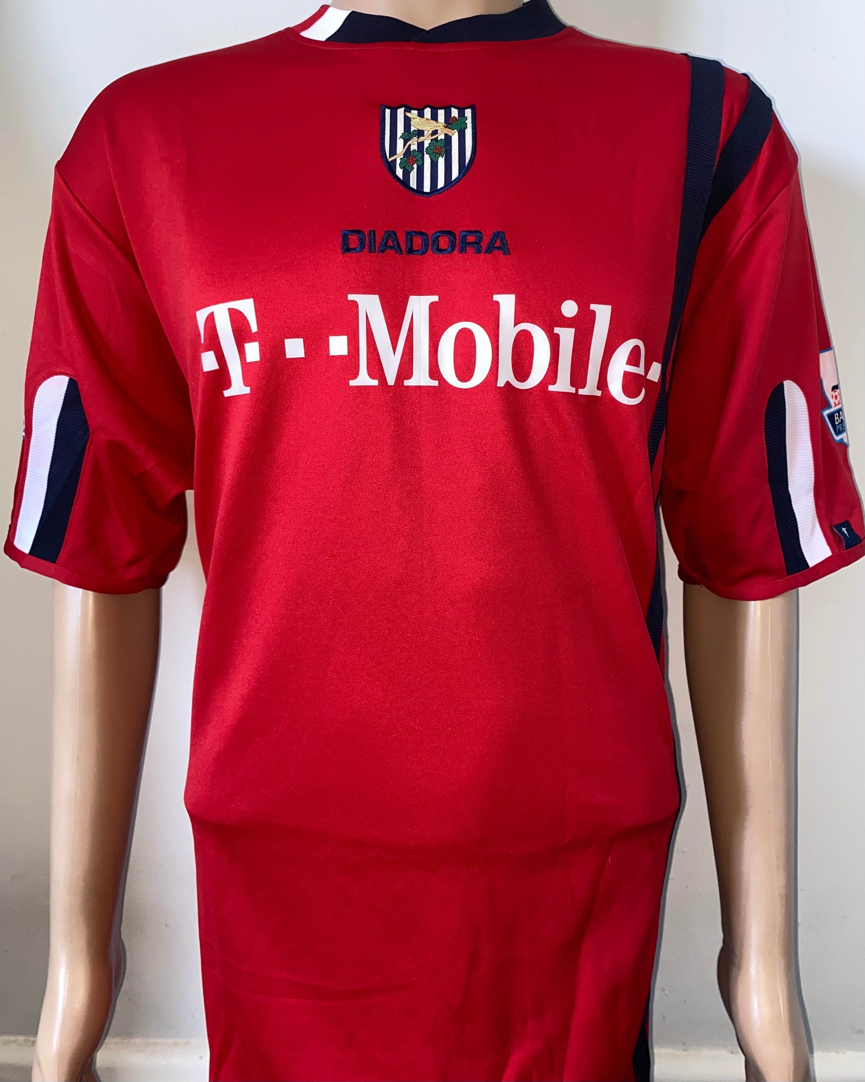 2004/05 MATCH WORN WEST BROMWICH ALBION AWAY SHIRT (CAMPBELL #21)