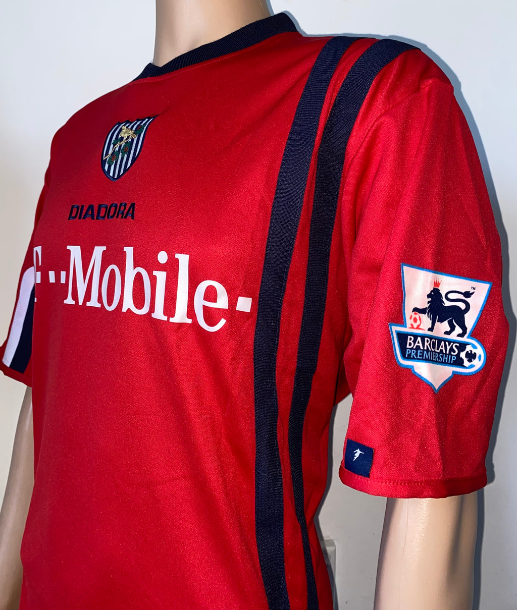 2004/05 MATCH WORN WEST BROMWICH ALBION AWAY SHIRT (CAMPBELL #21)