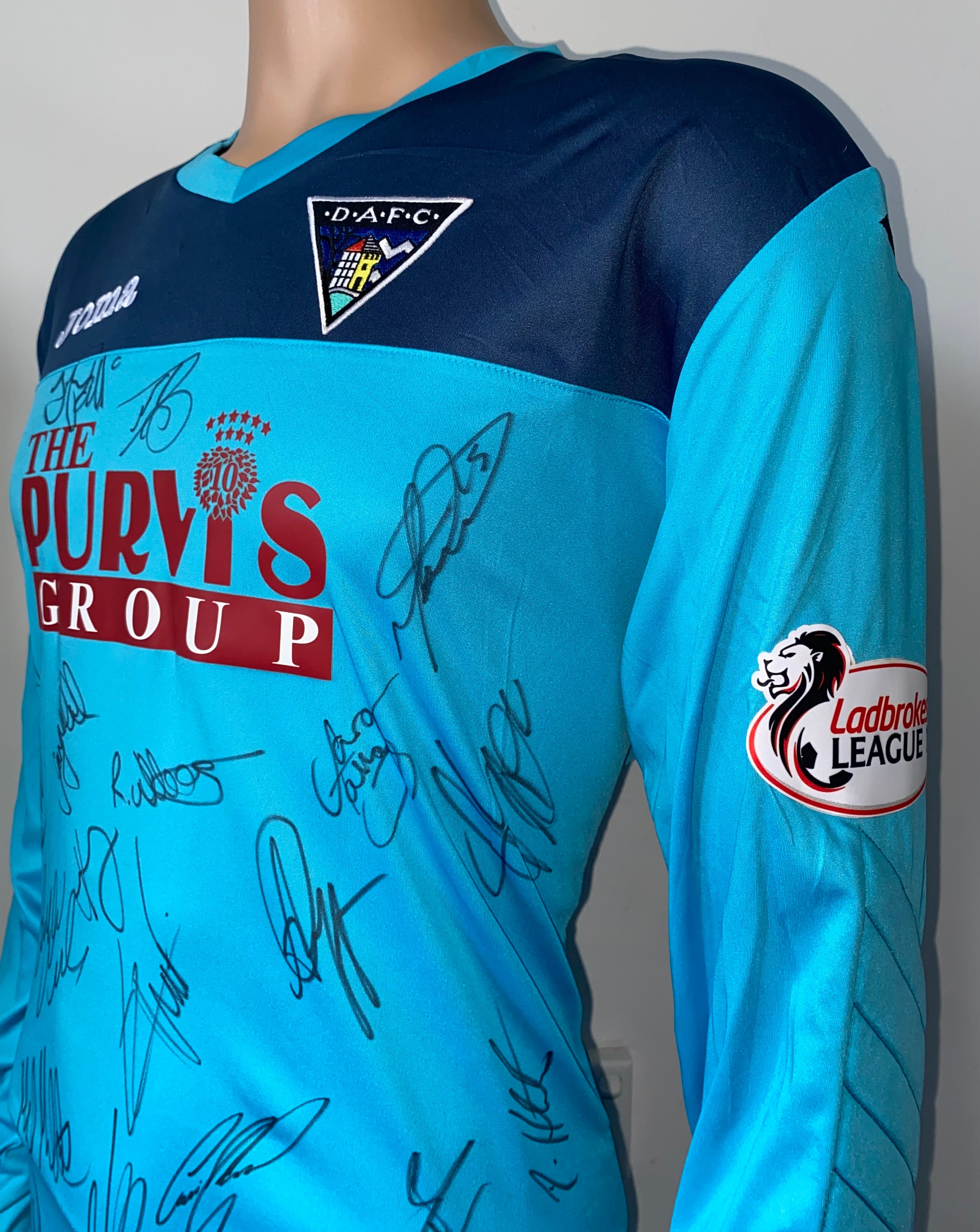 2012/13 DUNFERMLINE ATHLETIC MATCH WORN GOALKEEPERS SHIRT (MURDOCH #1)