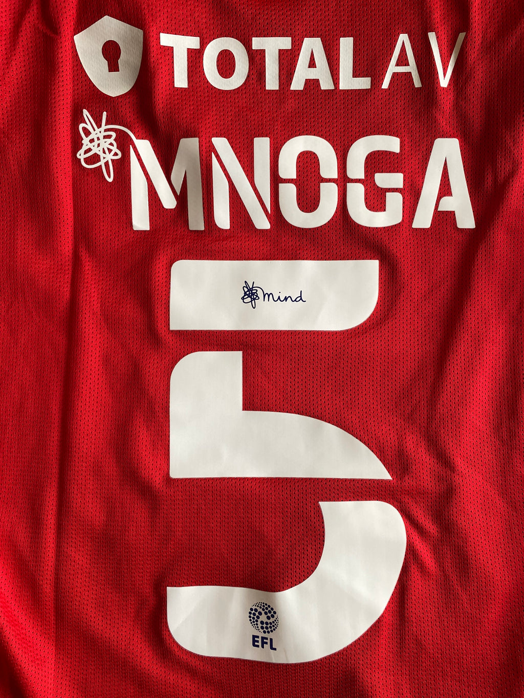 2021/22 PORTSMOUTH MATCH WORN THIRD SHIRT (MNOGA #5)