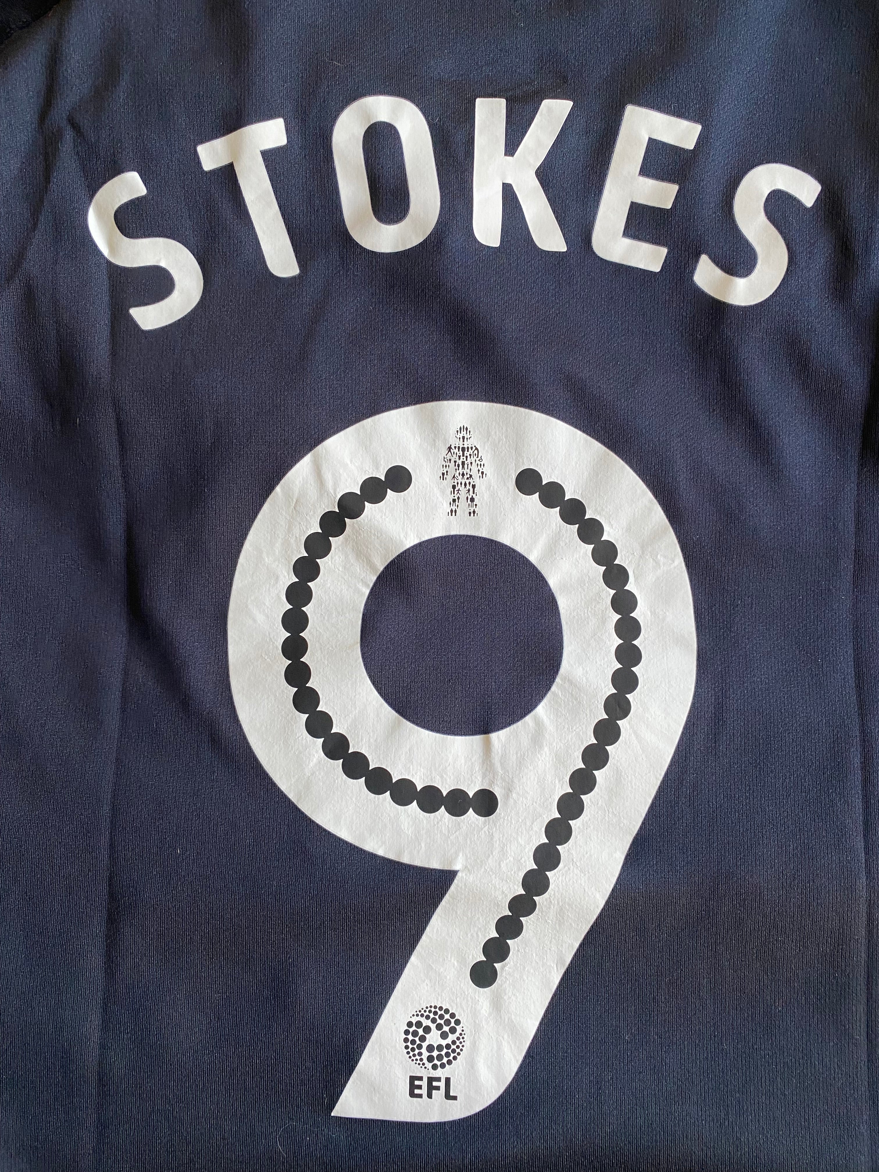 2016/17 BLACKBURN ROVERS MATCH WORN AWAY SHIRT (STOKES #9)