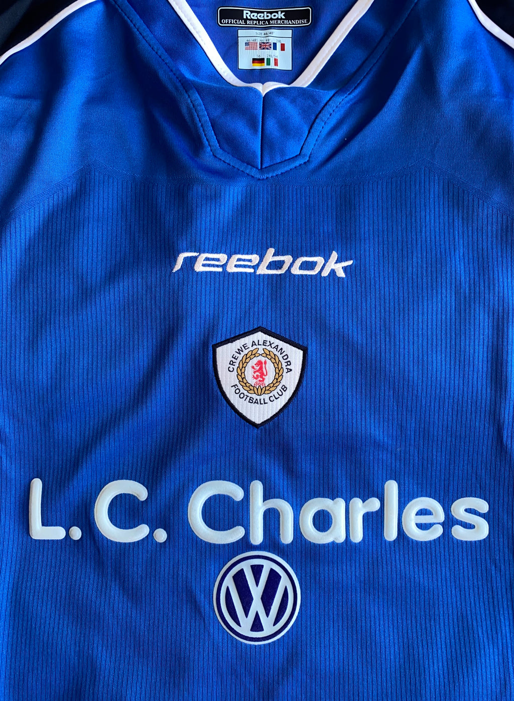 2002/03 CREWE ALEXANDRA MATCH WORN AWAY SHIRT (BARRETT #27)