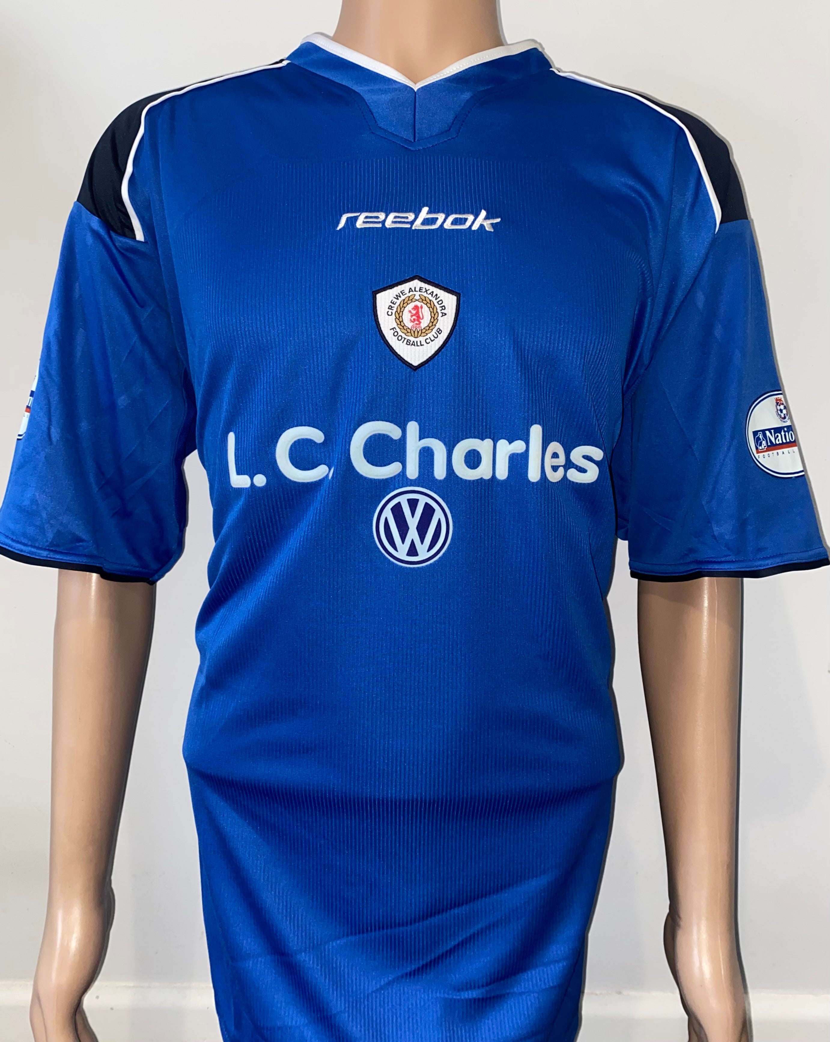 2002/03 CREWE ALEXANDRA MATCH WORN AWAY SHIRT (BARRETT #27)