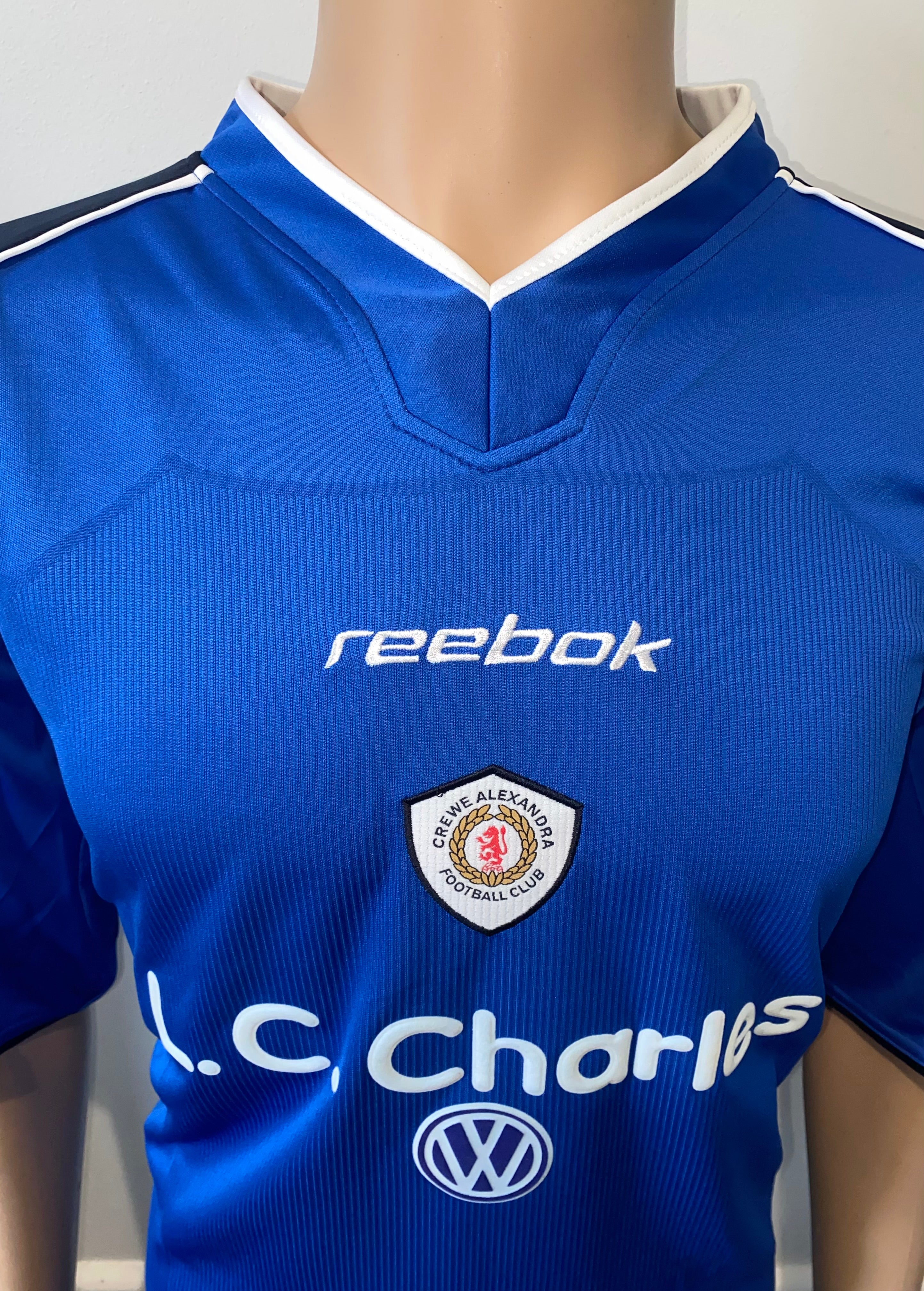 2002/03 CREWE ALEXANDRA MATCH WORN AWAY SHIRT (BARRETT #27)