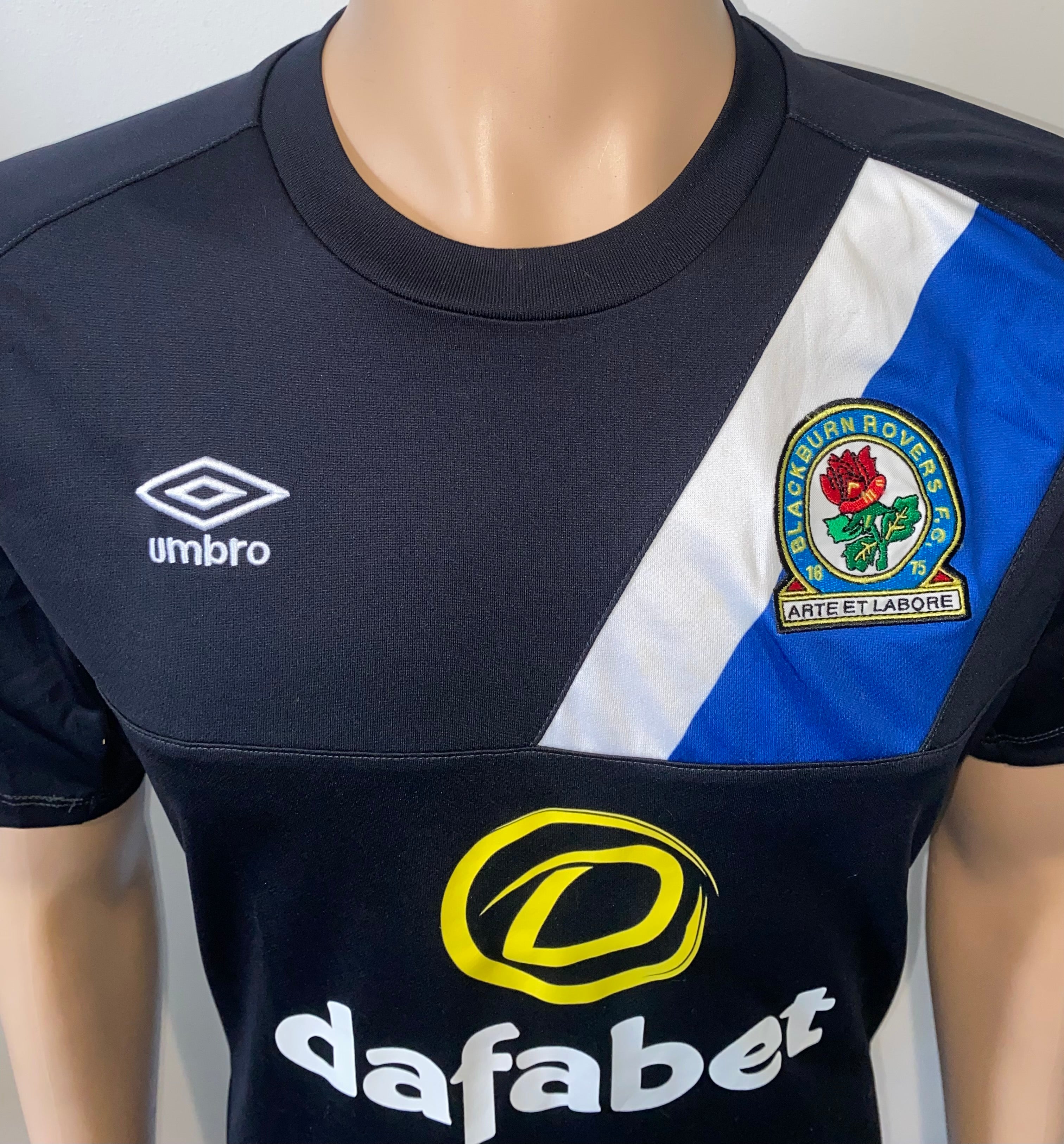 2016/17 BLACKBURN ROVERS MATCH WORN AWAY SHIRT (STOKES #9)