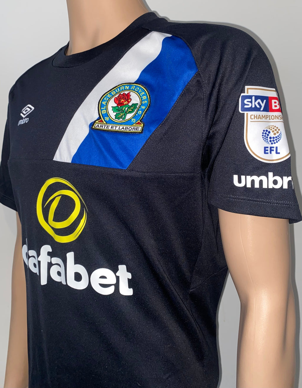 2016/17 BLACKBURN ROVERS MATCH WORN AWAY SHIRT (STOKES #9)
