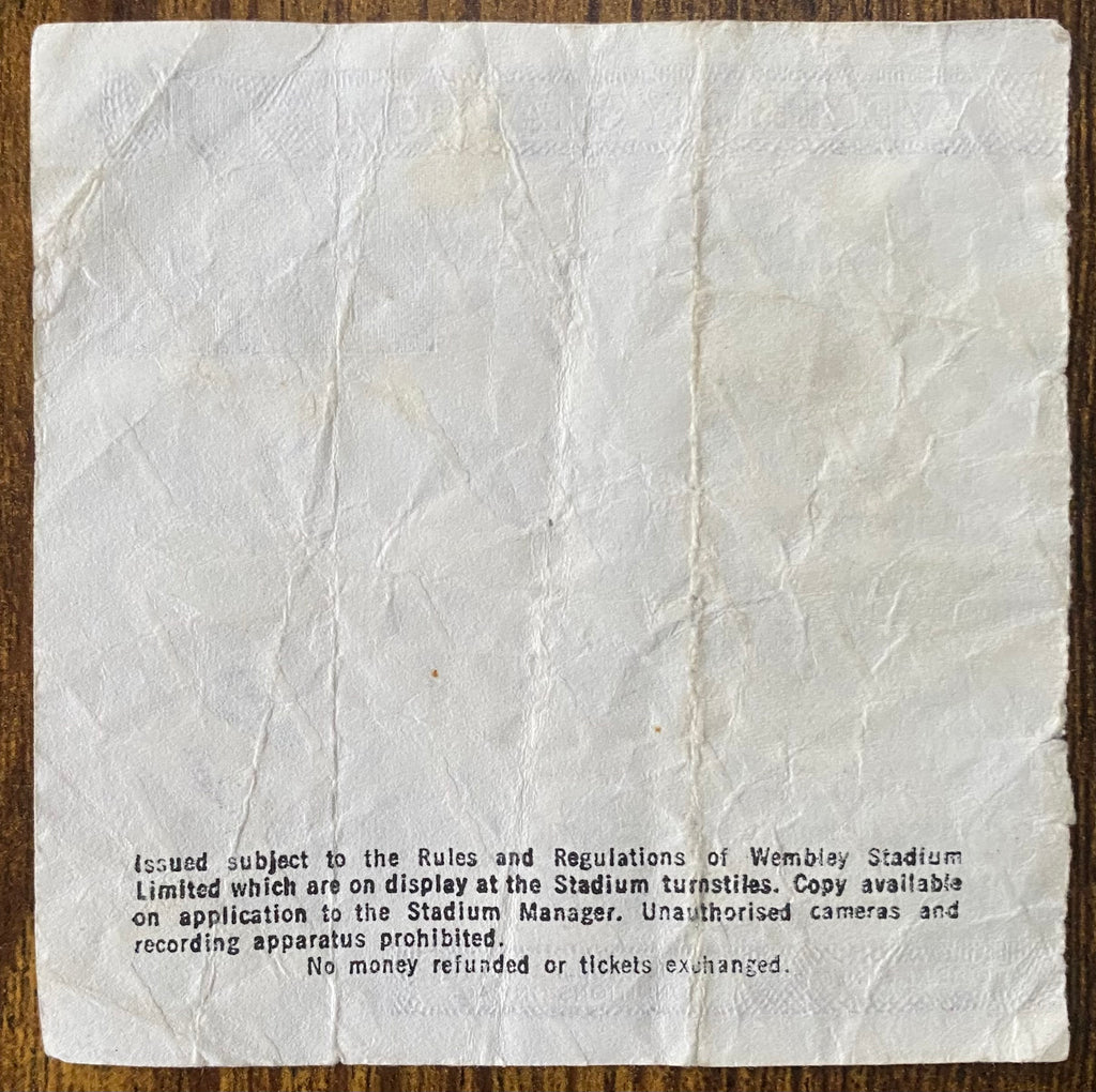 1985 ORIGINAL FA CUP FINAL TICKET EVERTON V MANCHESTER UNITED