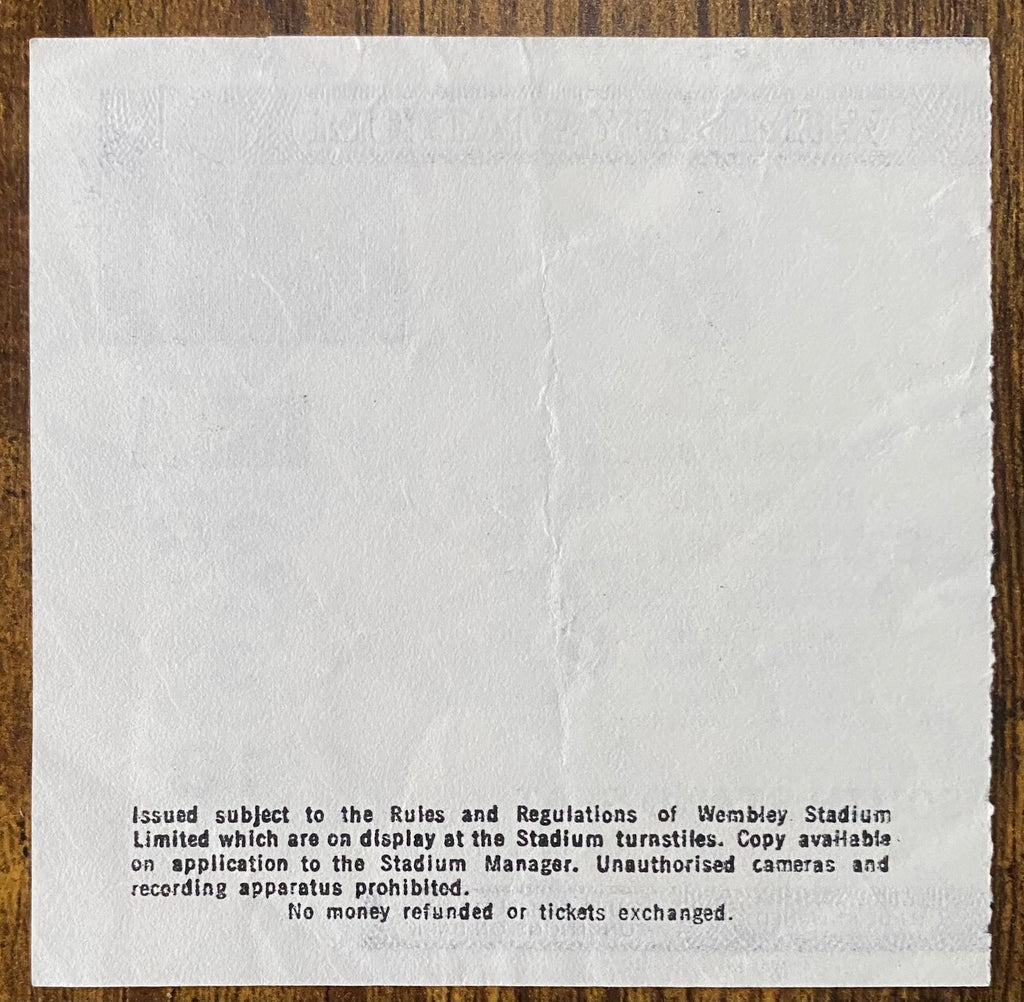1985 ORIGINAL FA CUP FINAL TICKET EVERTON V MANCHESTER UNITED