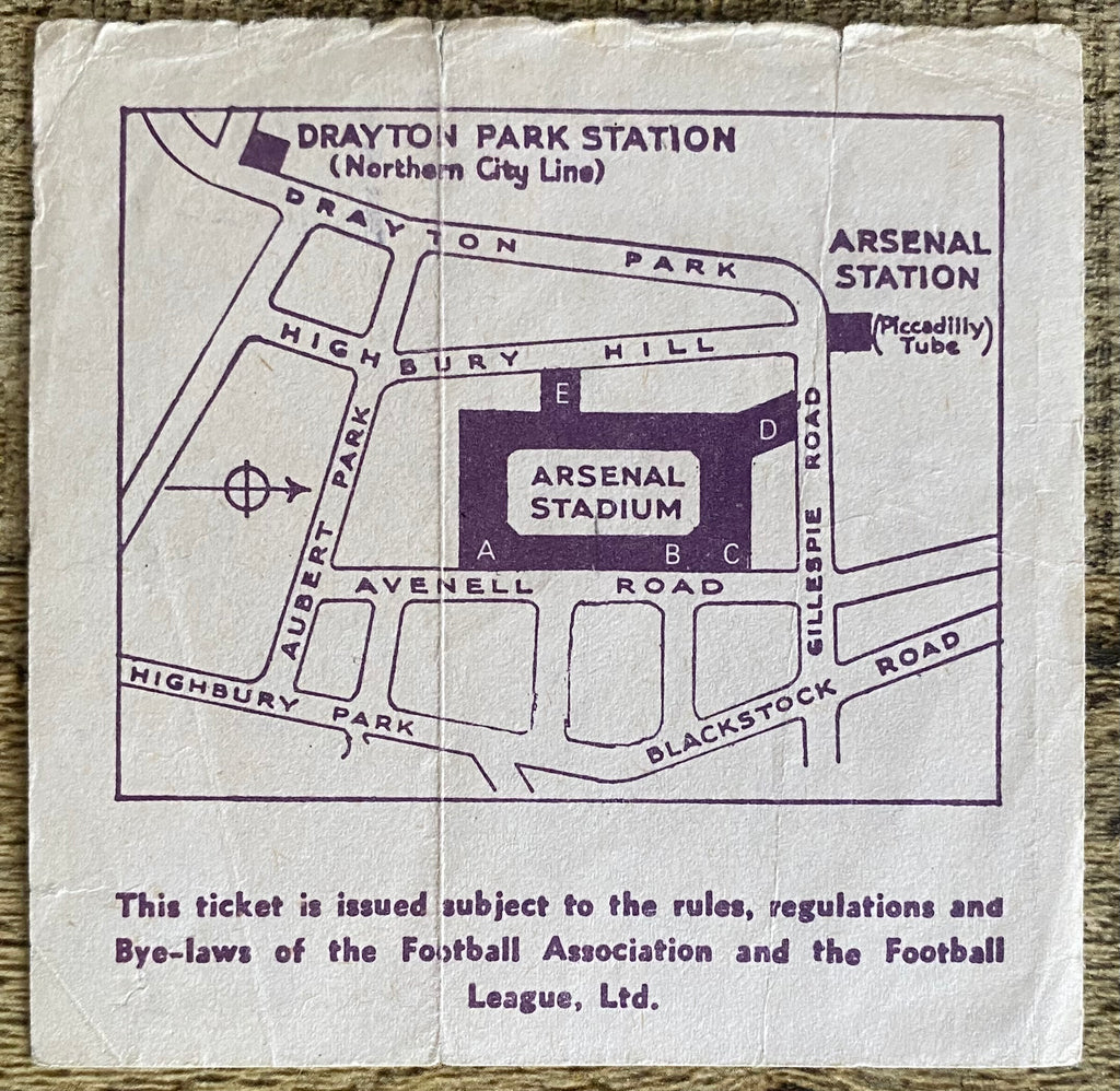 1983 ORIGINAL FA CUP SEMI FINAL TICKET BRIGHTON AND HOVE ALBION V SHEFFIELD WEDNESDAY @ HIGHBURY