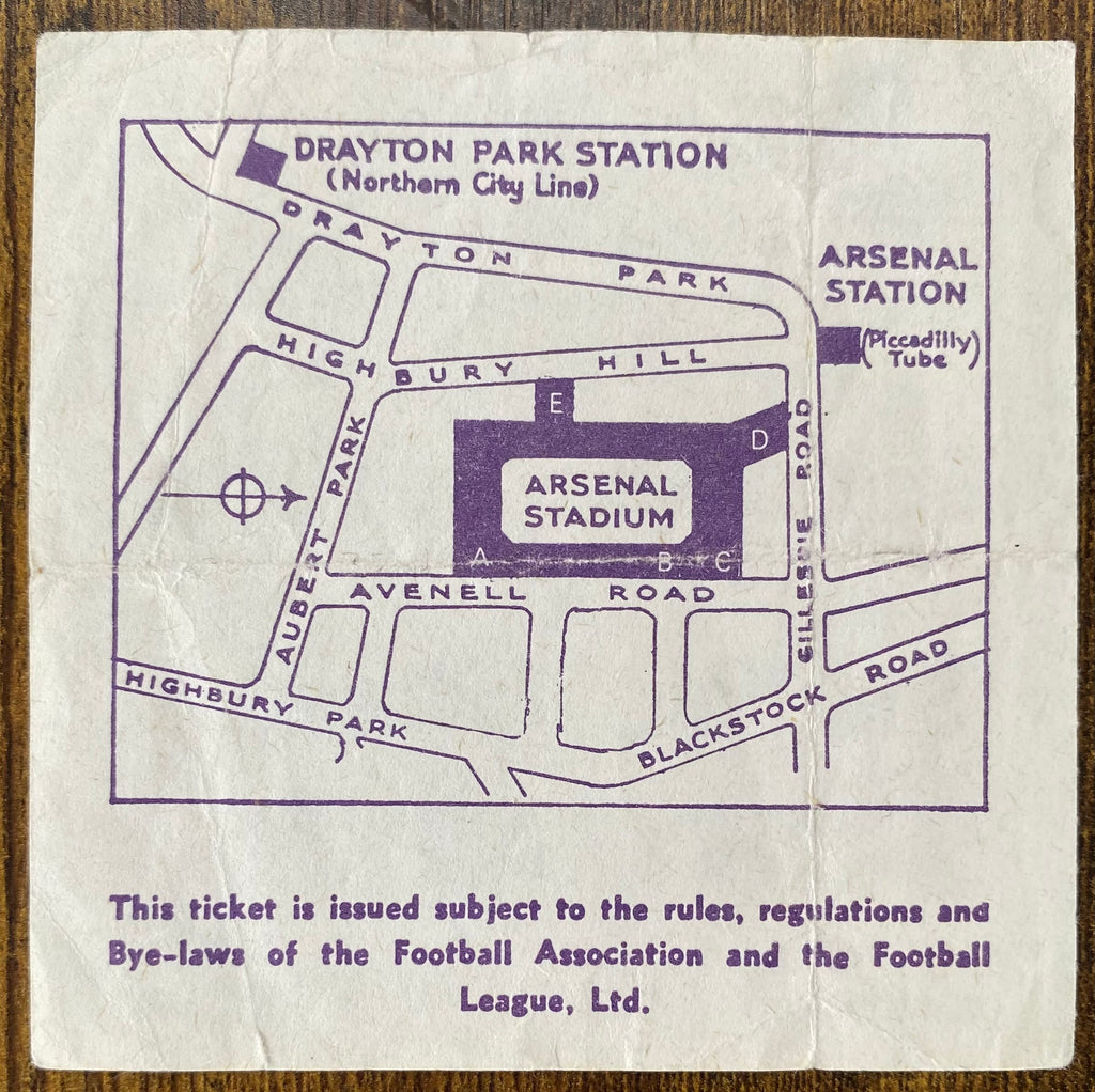 1983 ORIGINAL FA CUP SEMI FINAL TICKET AND VOUCHER BRIGHTON AND HOVE ALBION V SHEFFIELD WEDNESDAY @ HIGHBURY