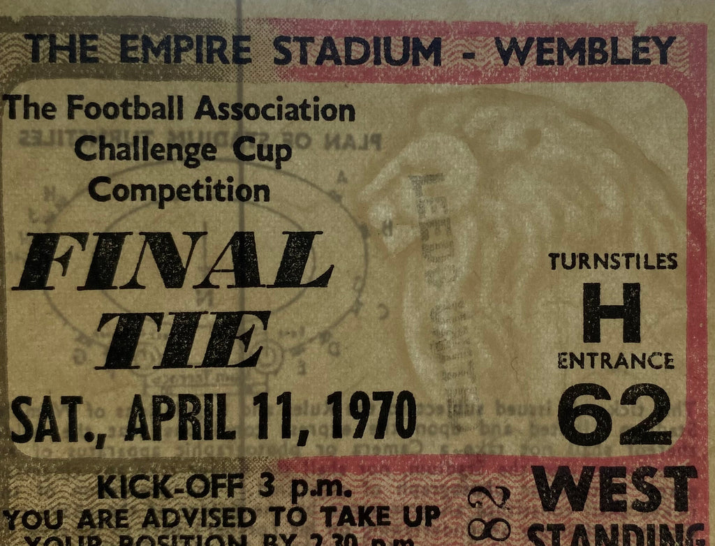 1970 ORIGINAL FA CUP FINAL TICKET CHELSEA V LEEDS UNITED