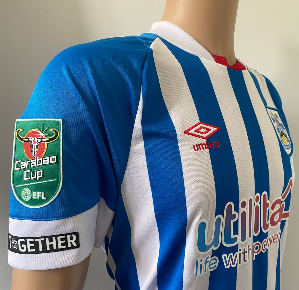 2022/23 HUDDERSFIELD MATCH WORN HOME SHIRT (NAKAYAMA V PRESTON NE 09/08/22)