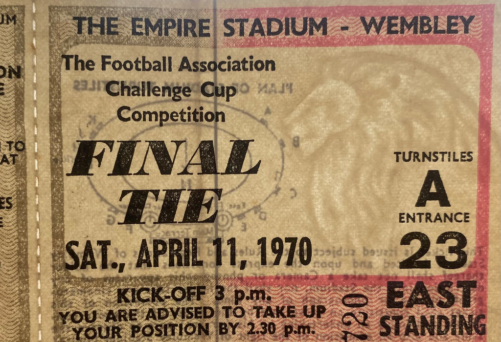 1970 ORIGINAL FA CUP FINAL UNUSED TICKET CHELSEA V LEEDS UNITED