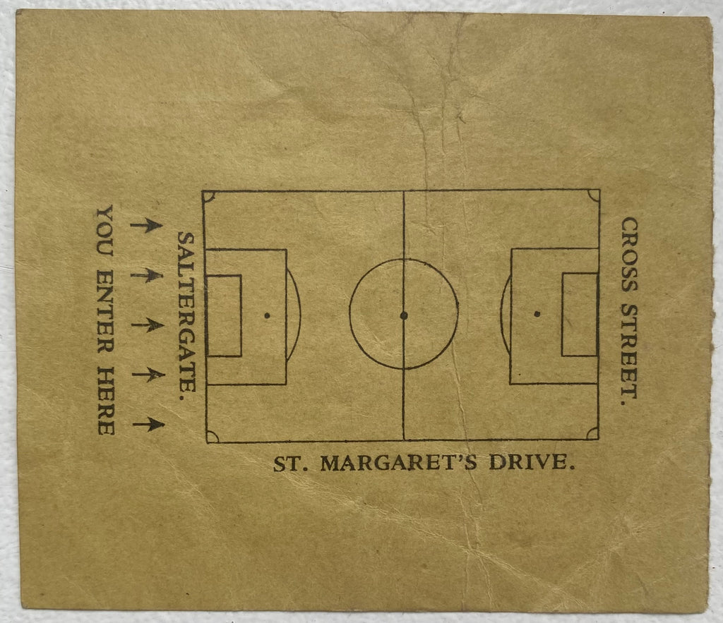 1946/47 ORIGINAL FA CUP 3RD ROUND TICKET CHESTERFIELD V SUNDERLAND