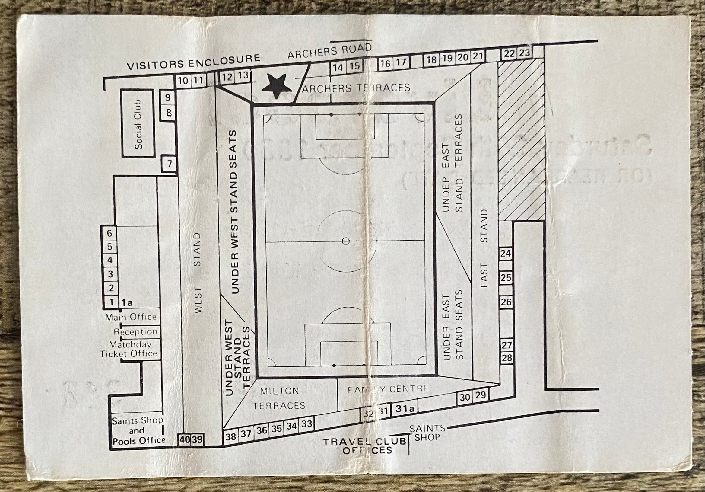1980/81 ORIGINAL DIVISION ONE TICKET SOUTHAMPTON V LIVERPOOL
