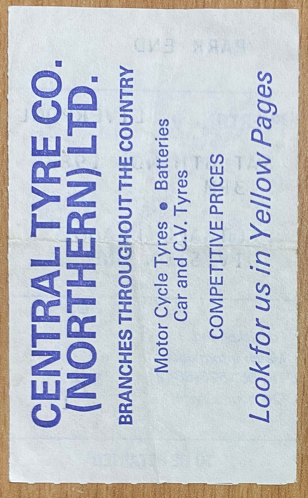 1982/83 ORIGINAL DIVISION ONE TICKET EVERTON V LIVERPOOL