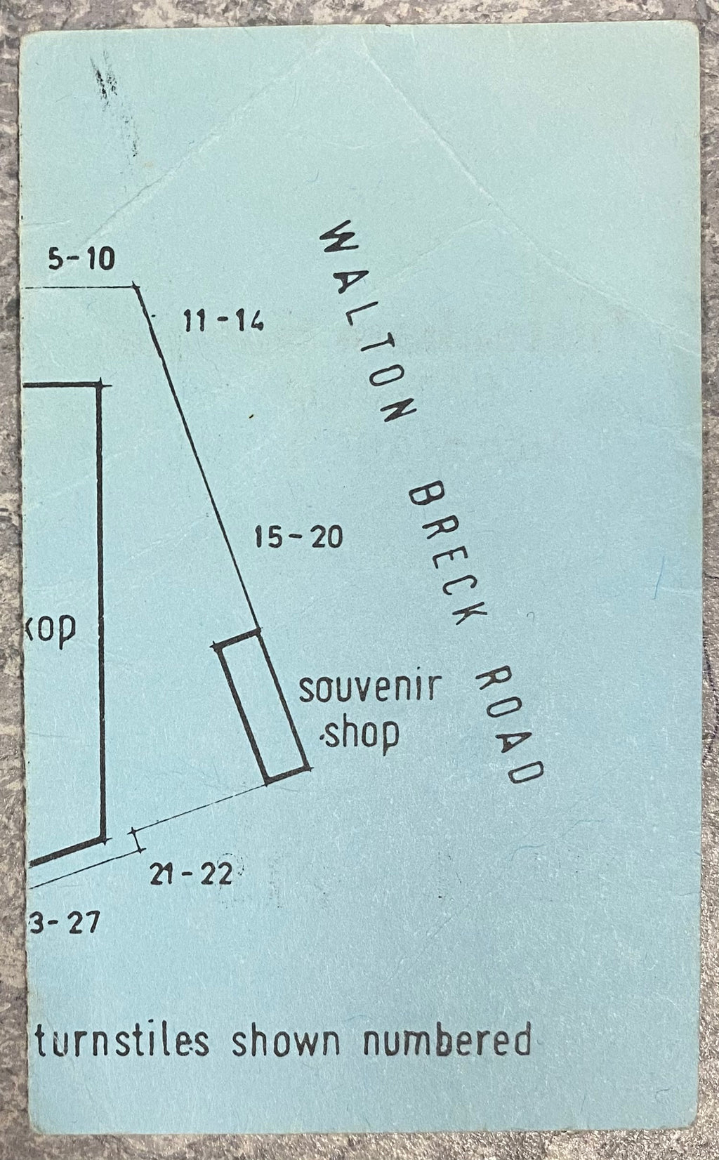 1984/85 ORIGINAL DIVISION ONE TICKET LIVERPOOL V TOTTENHAM HOTSPUR