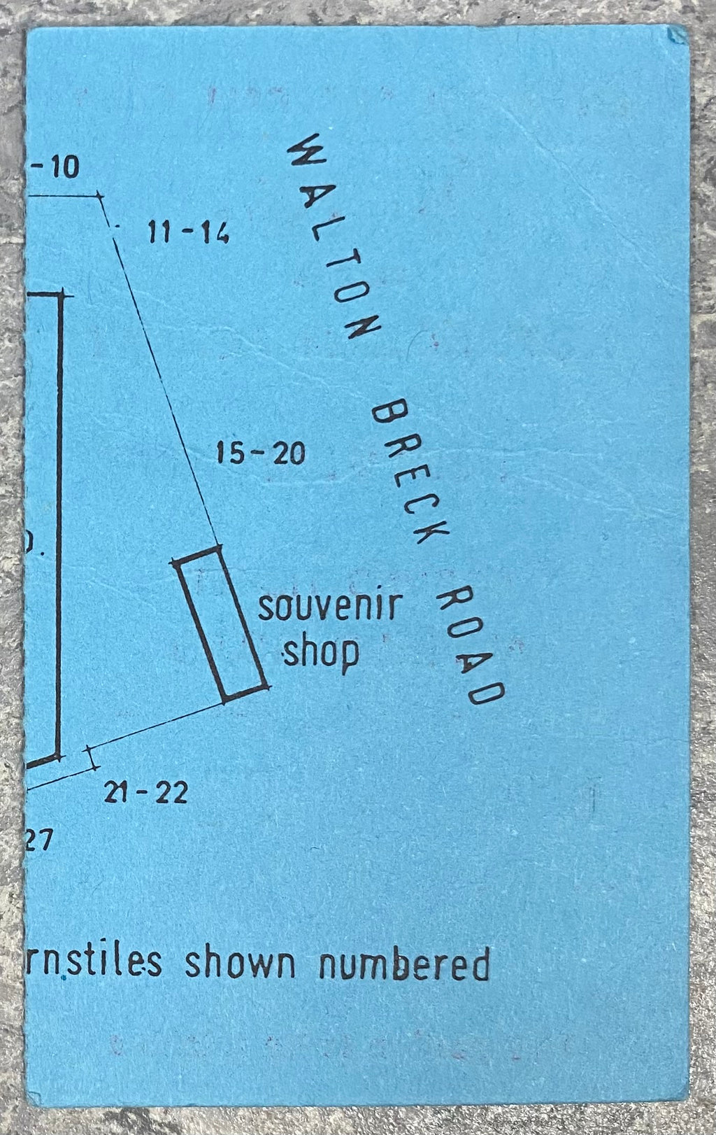 1978/79  ORIGINAL EUROPEAN CUP 1ST ROUND 1ST LEG TICKET LIVERPOOL V NOTTINGHAM FOREST