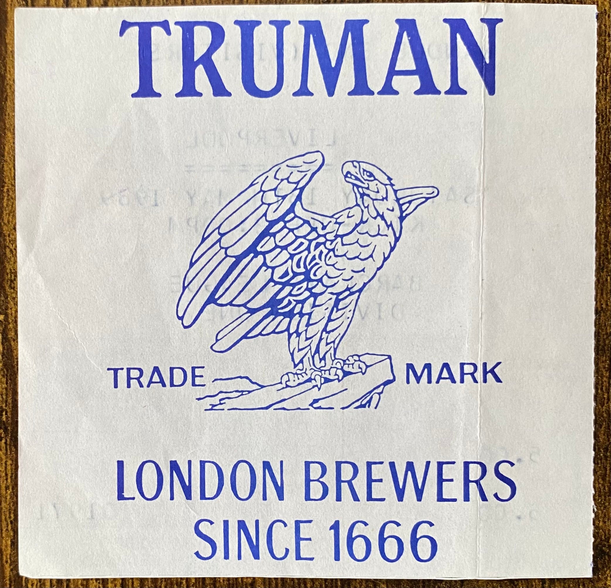 1988/89 ORIGINAL DIVISION ONE TICKET WIMBLEDON V LIVERPOOL