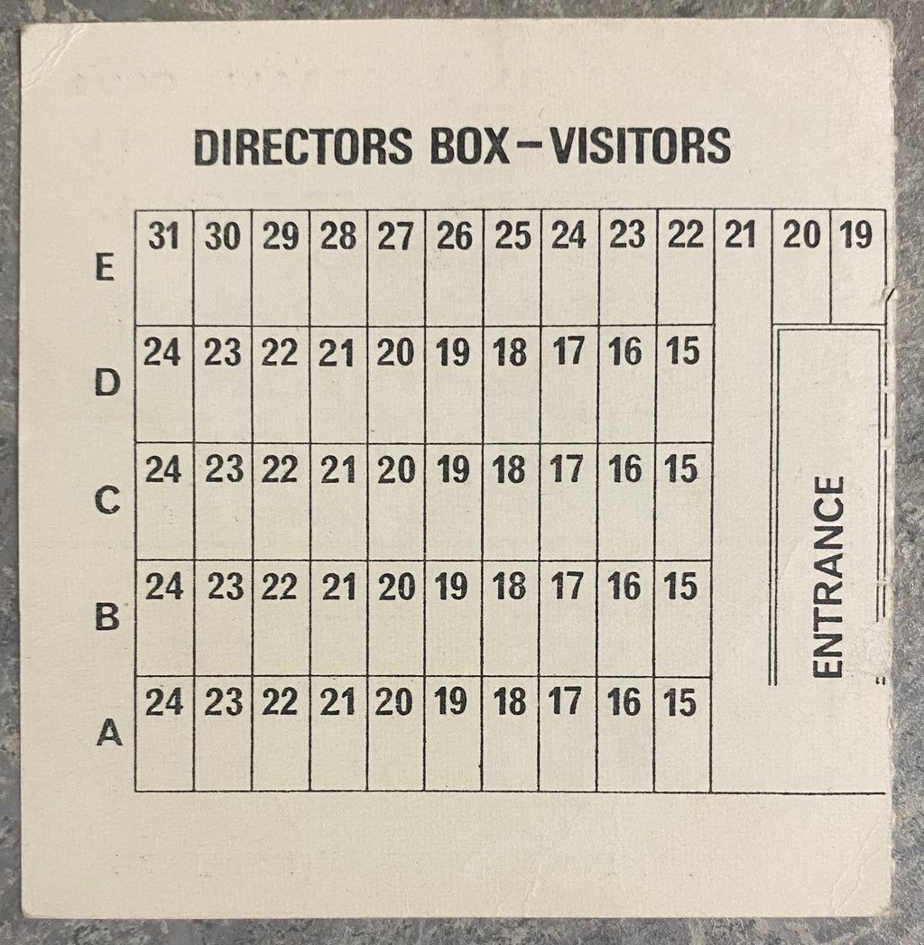 1966/67 ORIGINAL DIVISION ONE TICKET LIVERPOOL V WEST BROMWICH ALBION