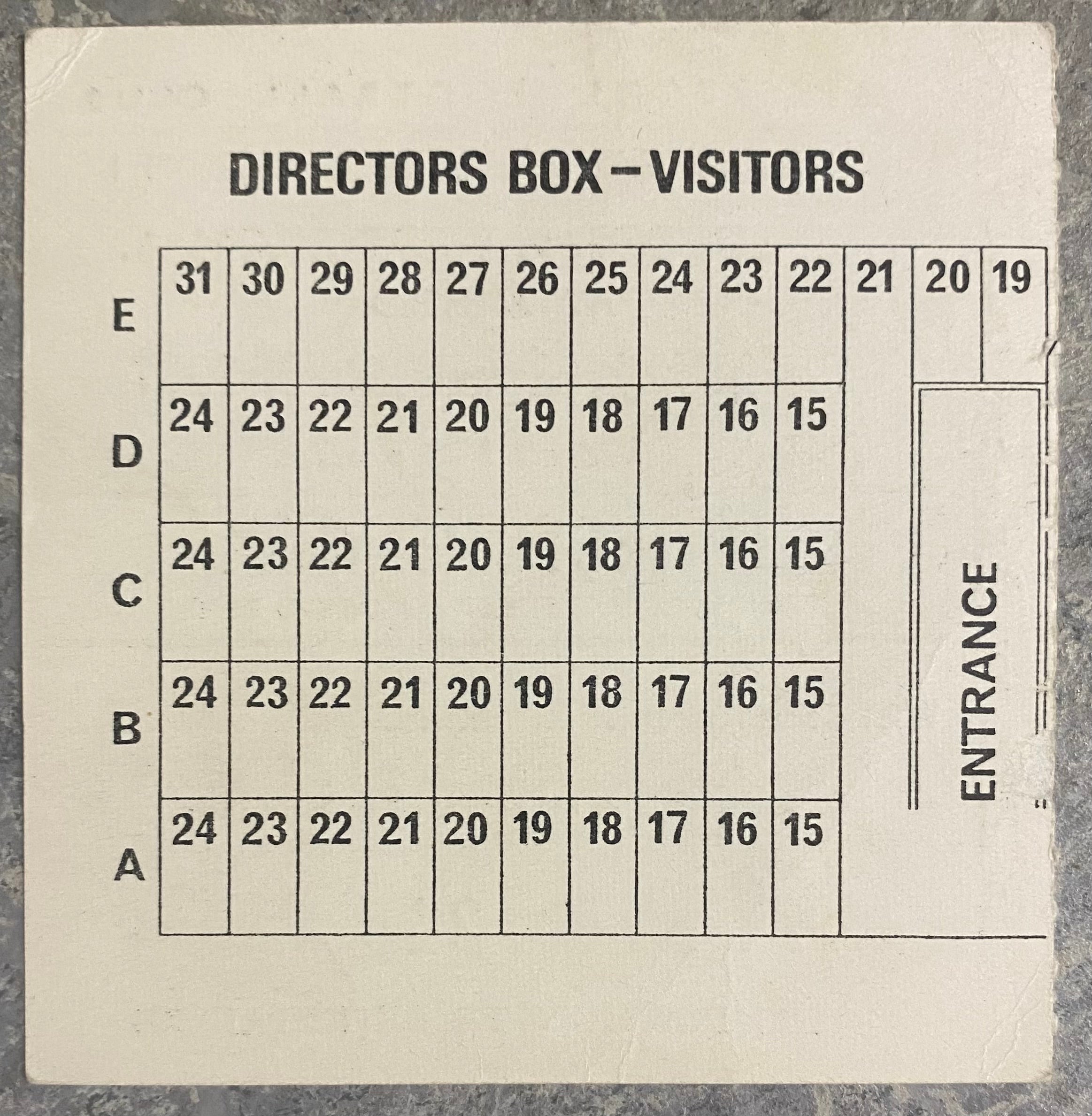 1966/67 ORIGINAL DIVISION ONE TICKET LIVERPOOL V WEST BROMWICH ALBION