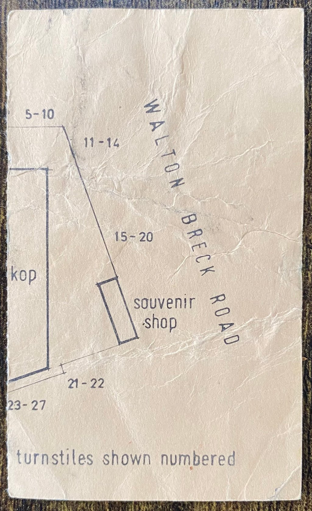 1984/85 ORIGINAL DIVISION ONE TICKET LIVERPOOL V WATFORD