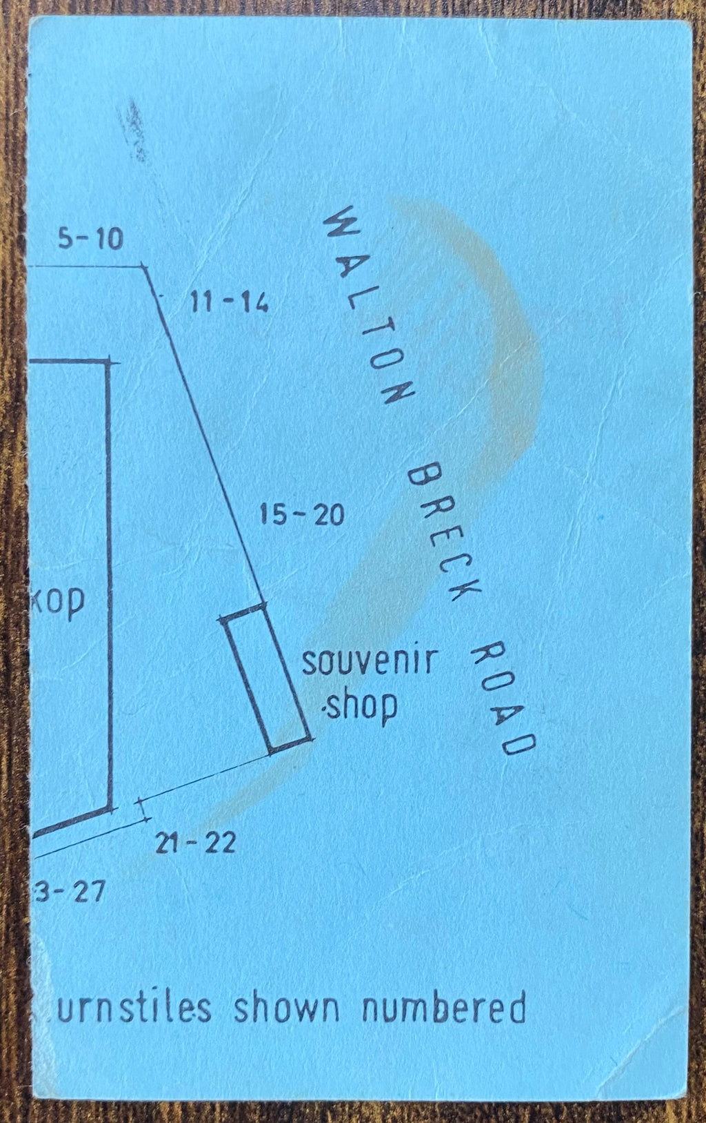 1984/85 ORIGINAL DIVISION ONE TICKET LIVERPOOL V TOTTENHAM HOTSPUR