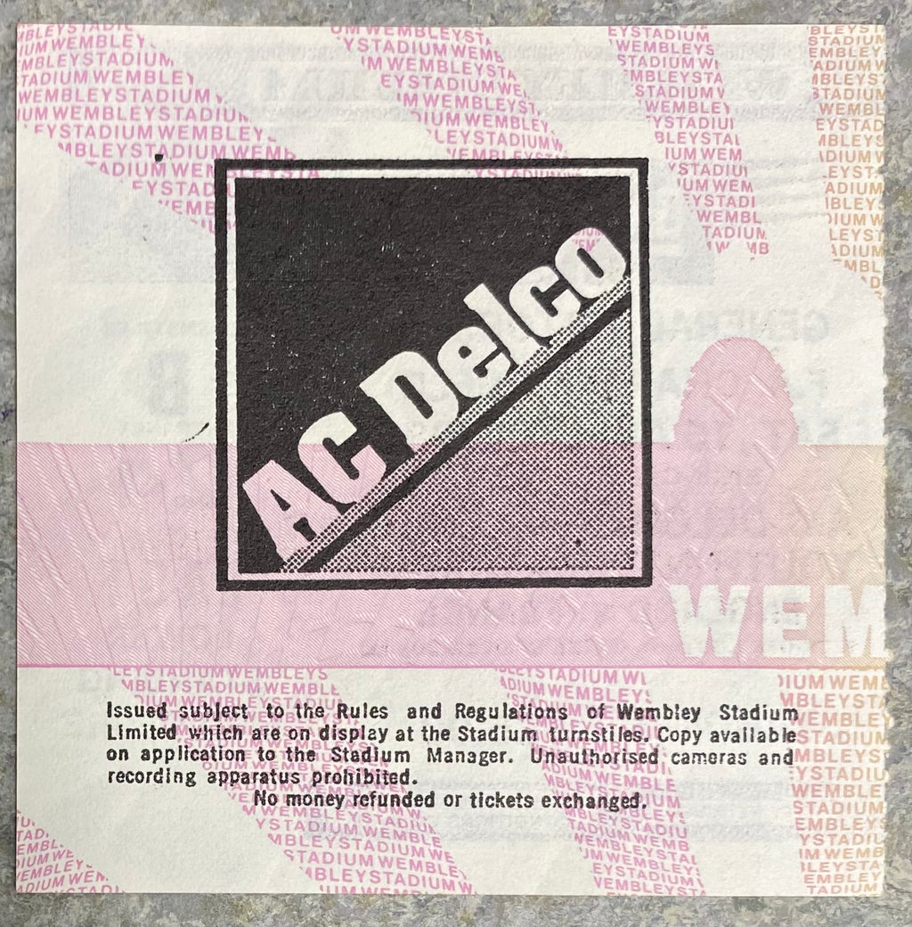 1986 ORIGINAL CHARITY SHIELD TICKET LIVERPOOL V EVERTON