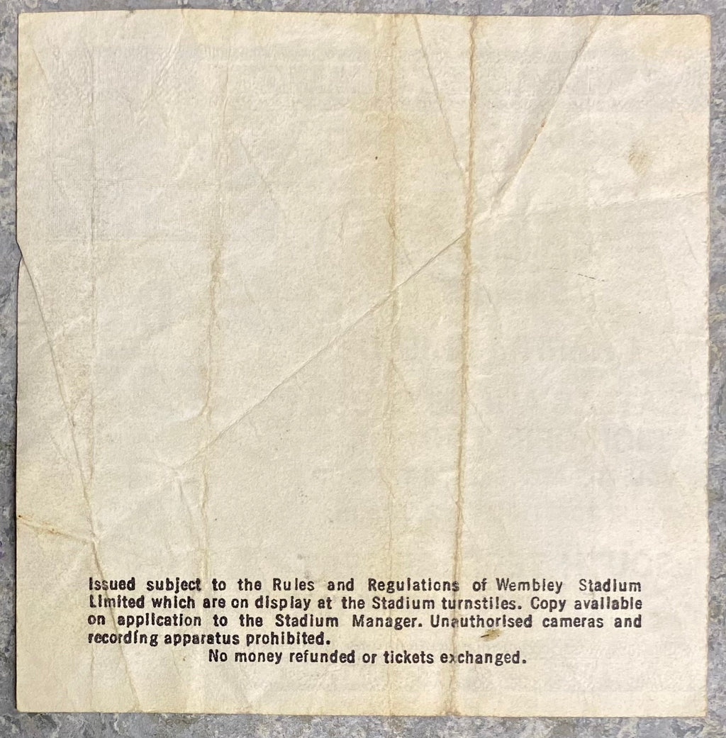 1984 ORIGINAL CHARITY SHIELD TICKET LIVERPOOL V EVERTON