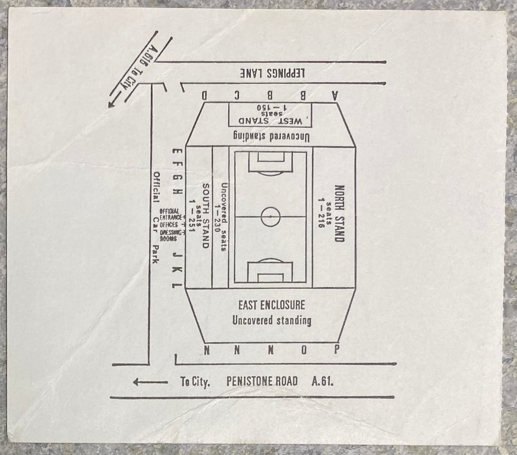 1977 ORIGINAL LEAGUE CUP FINAL REPLAY TICKET ASTON VILLA V EVERTON @ HILLSBOROUGH