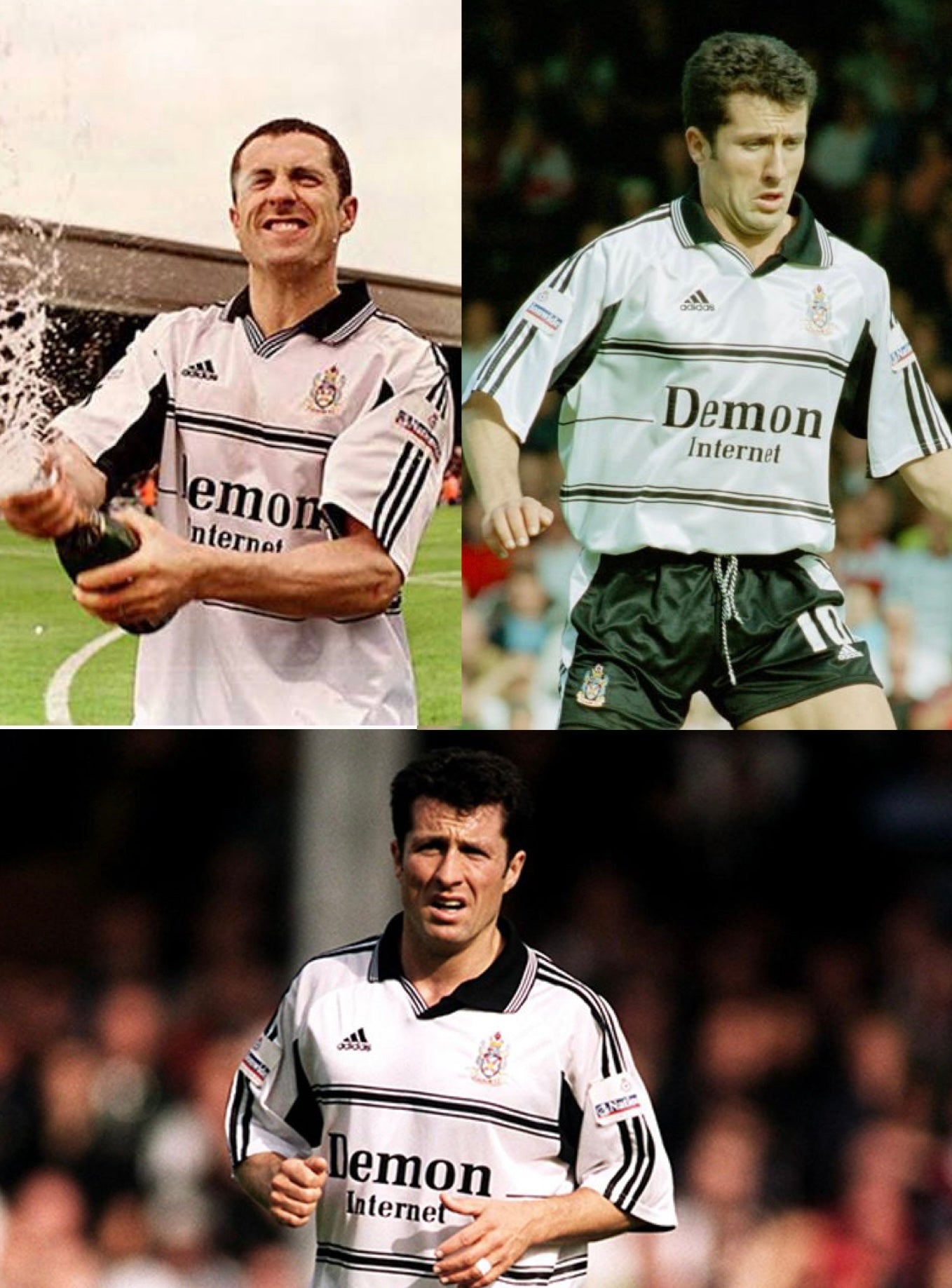 2000/01 FULHAM MATCH WORN ADIDAS HOME SHIRT (COLLINS 10)